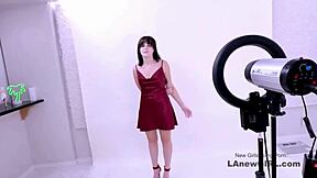 18+ brunette pounded hard at modeling audition