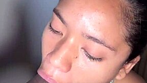 he cums too quick eating my huge cock whole 😩🍆 amateur couple blowjob deepthroat!