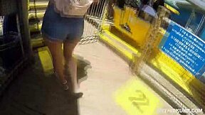 POV Thicc Oiled Teen Hottie Fucked Hard