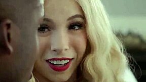 tiny kenzie reeves gags on two monster black cocks