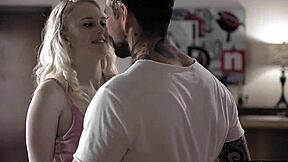 older guy gently takes virginity from nervous petite blonde teen in first time