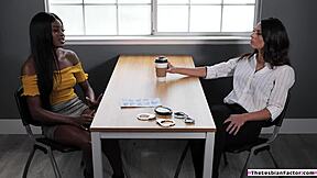 Does busty ebony milf hairy pussy taste better than young black teen?