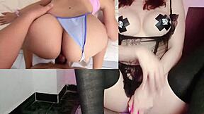 horny latina teen with braces craves creampie milk??