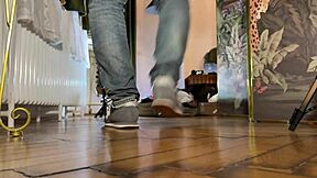 Sexy brunette babe tries lingerie and miniskirts backstage! 😍 Cute casting haul! 👗💋