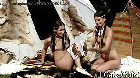 Teen Gets Intense Muff Licking Closeup Action