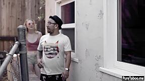 older guy gently takes virginity from nervous petite blonde teen in first time