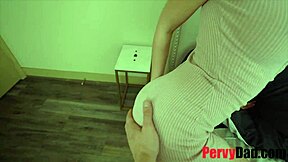 Tiny Brunette Jane Wilde Fucks Old Step Daddy POV Before School!