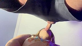 Deepthroat my big daddy cock! Spit, drool and swallow that facial load!