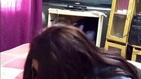 Daddy Boss Films Black Slut's Epic Close-Up Blowjob