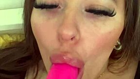 Horny British Girlfriend Slut Masturbates Squirt Orgasm POV!