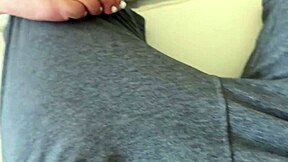 Thick tatted Madalina Moon bends for stepbro's secret creampie