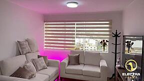 Petite latina maid strips naked cleans house rides cock deep 😈🏠