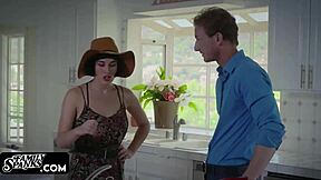 Strict Stepdad Bareback Pounds Petite Slut Daughter's Tight Holes Non-Stop?