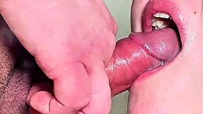 Cum in mouth hits different with mommy's sloppy swallow