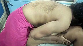 naughty indian college coed bends over for husband's huge cock anal gaping