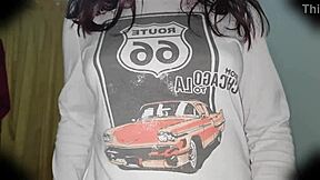 Riding stepdad's yummy cock!