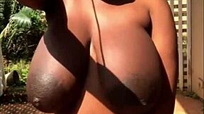 oh wow my massive pregnant tits keep growing bigger daily homemade solo tease 😱🍈👅 curvy brunette neighbor gf!!