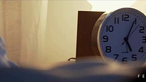 dread hot emme white fucks hard on bed fever