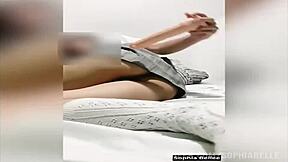 Mexican Schoolgirl Sophia Bellee Toys Then Fucks Friend