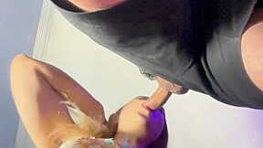 Deepthroat my big daddy cock! Spit, drool and swallow that facial load!