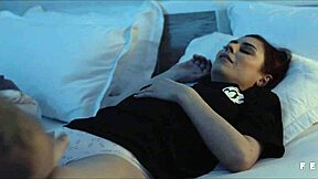 dread hot emme white fucks hard on bed fever