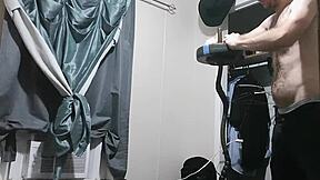 hunghank69 drops update 32 with huge cock jerk off instructions during intense workout game