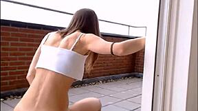 Hot Webcam Brunette Fingers Pussy to Screaming Squirting Orgasms