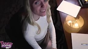 Seth Brogan creampies Celestina Blooms' pussy then cums on ass