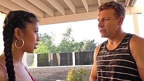 cute skinny asian teen luvs suckin n fuckin big white cock