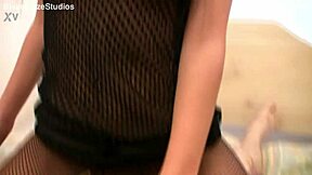 Jenny Welch Grinds Pantyhose Pussy On BF Then Gives Tight Handjob POV