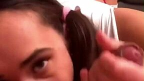 Horny Student Trades Big Tits for Teacher's Sweet Blowjob Roleplay