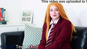 british redhead victoria greene's cunt teased till she squirts wild