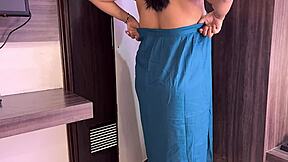 my hot desi nurse wife in costume gets her tight pussy drilled hard pov