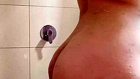 Nicole's Plump Fat Ass And Cute Titties Shine Wet In Steamy Shower Close-Up
