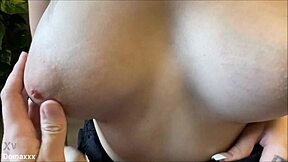 ready to squeeze my huge fake tits schoolgirl style outdoors?