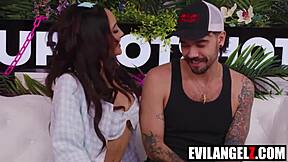 Chloe Amour serves nasty anal A2M rimjob with big tits 😈🍑💦