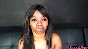 its petite evelyn swallowing tons of cum post deep bj