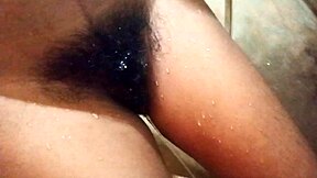 Newlywed Pregnant Bhabhi Bathes with Big Natural Tits