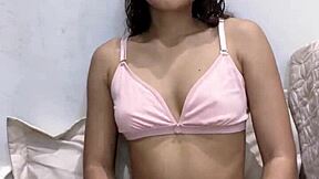 skinny princess fingers tight pussy horny in bed solo masturbation bliss