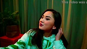 teen asian findom goddess strips satin panties in teasing pov trailer