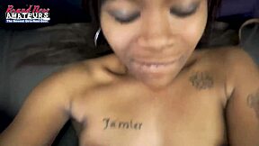 its petite evelyn swallowing tons of cum post deep bj