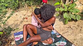 Who's screaming loudest in this wild public beach fuck compilation?