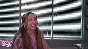 i love using my ass and tits to finish nina nova's hot project