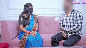 met my indian fan at home fucked him strong in saree cowgirl riding