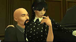 What if Jenna O's Wednesday Addams went full family porn? 🖤👀