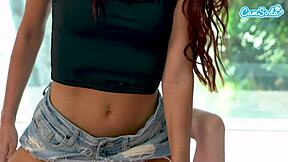 busted stepsis watching lesbian porn? now i FACE FUCK her wet bush!