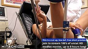 nurse forces hitachi orgasms on moaning patient guinea pig