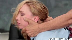 Zoe Parker breaks dress code with blowjob doggy and licks 👗🍑💦