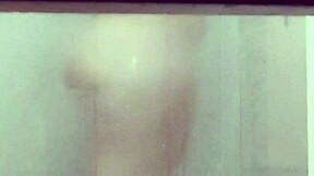 Perverted brother hides camera to film sexy sister showering real video