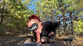 Friends shaved sister mouth fucked creampie in garage